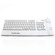 Ceratech AccuMed Compact - Nanoarmour Sealed Compact Layout Keyboard with Mousepad - White