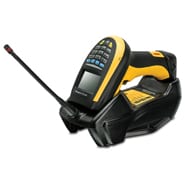 Datalogic PowerScan PM9500 Cordless Industrial Scanner / Yellow/Black / 2D Imager / 433 Mhz / Removable Battery